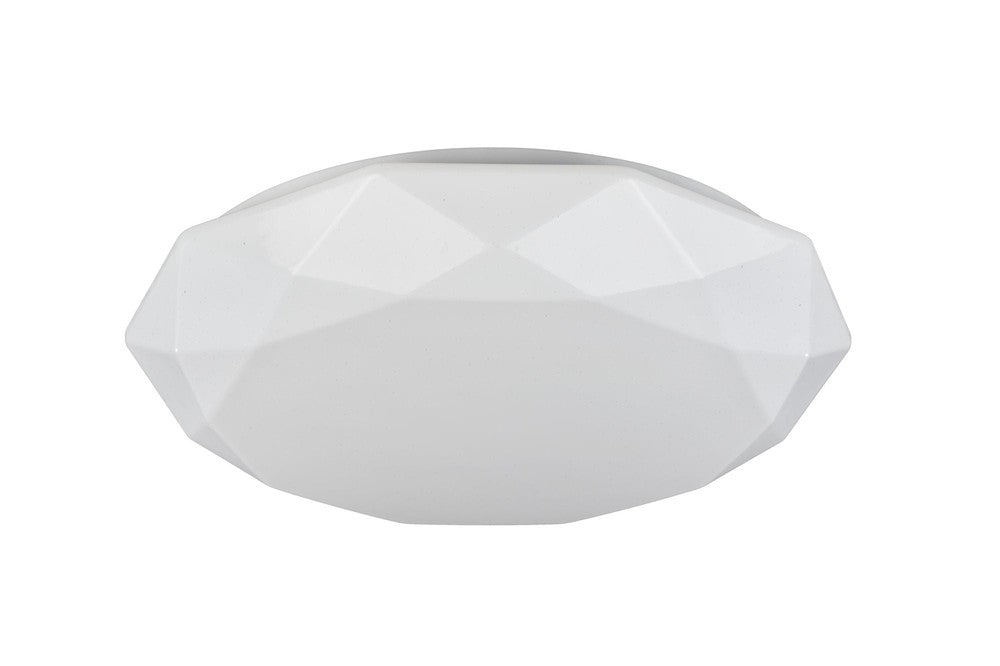 Crystallise Ceiling Lamp In White-Maytoni-South Charlotte Fine Lighting