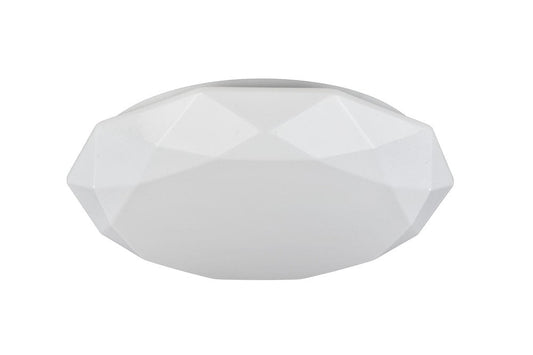 Crystallise Ceiling Lamp In White-Maytoni-South Charlotte Fine Lighting