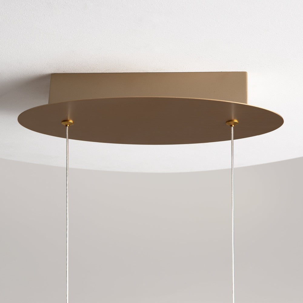 Curve Pendant Lamp With Gold Styling-Maytoni-South Charlotte Fine Lighting