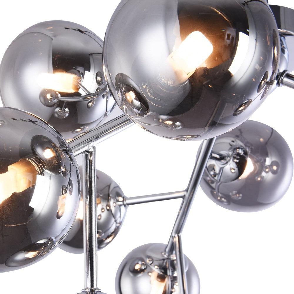 Dallas Chandelier With Chrome Styling - Medium-Maytoni-South Charlotte Fine Lighting