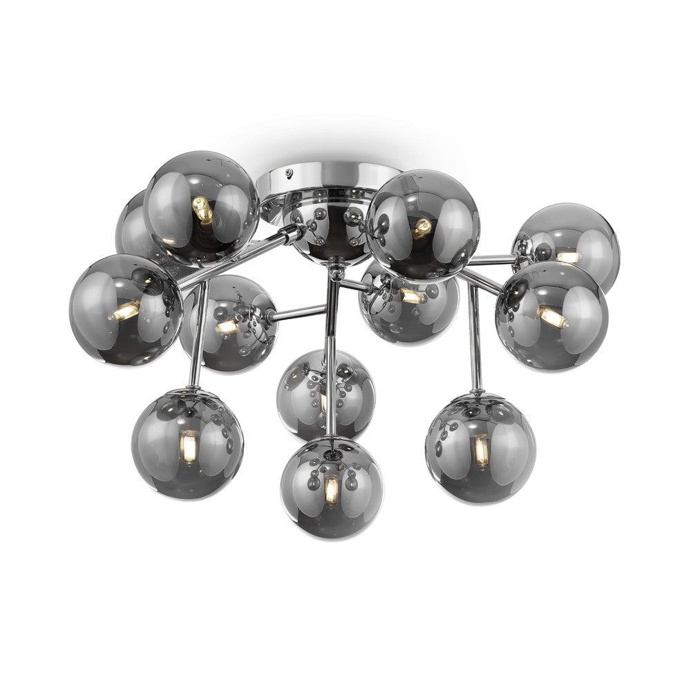 Dallas Chandelier With Chrome Styling - Medium-Maytoni-South Charlotte Fine Lighting