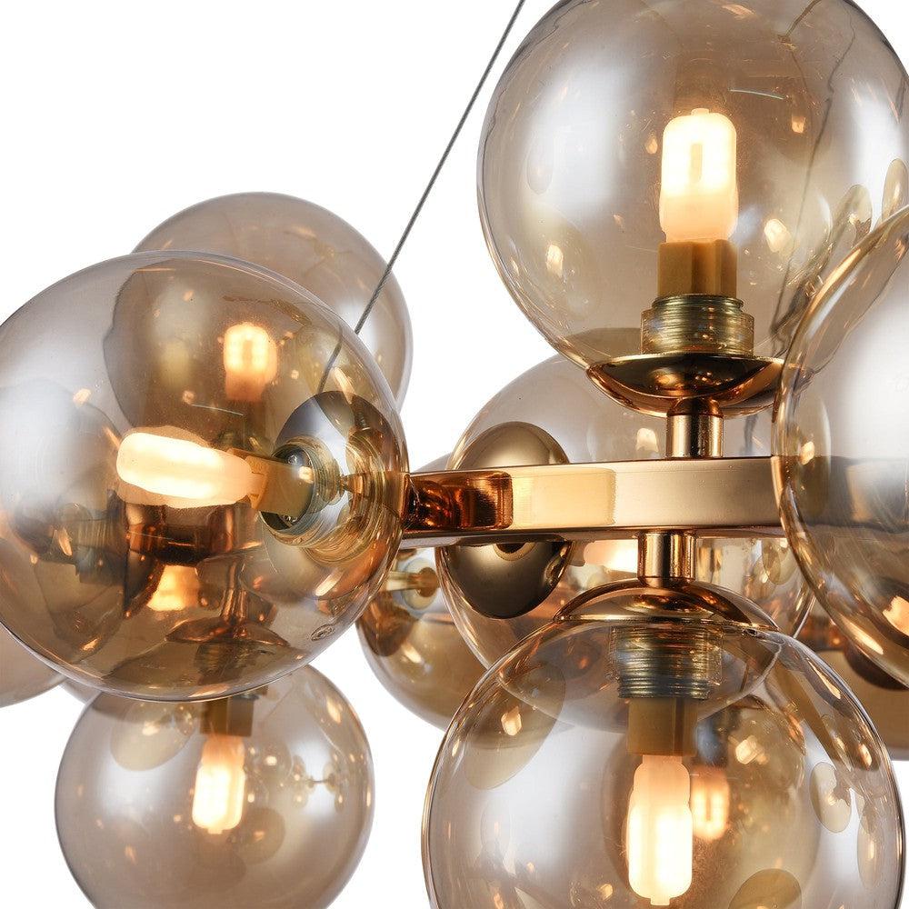 Dallas Chandelier With Gold Styling - Circular-Maytoni-South Charlotte Fine Lighting