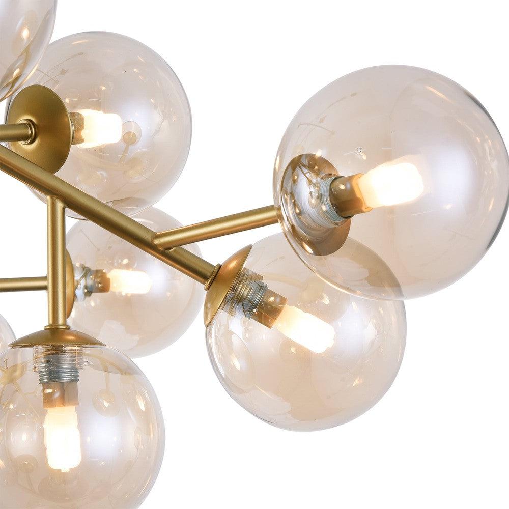 Dallas Chandelier With Gold Styling - Large-Maytoni-South Charlotte Fine Lighting