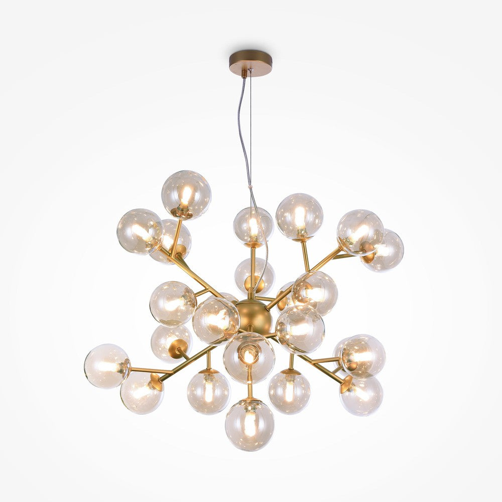 Dallas Chandelier With Gold Styling - Long-Maytoni-South Charlotte Fine Lighting