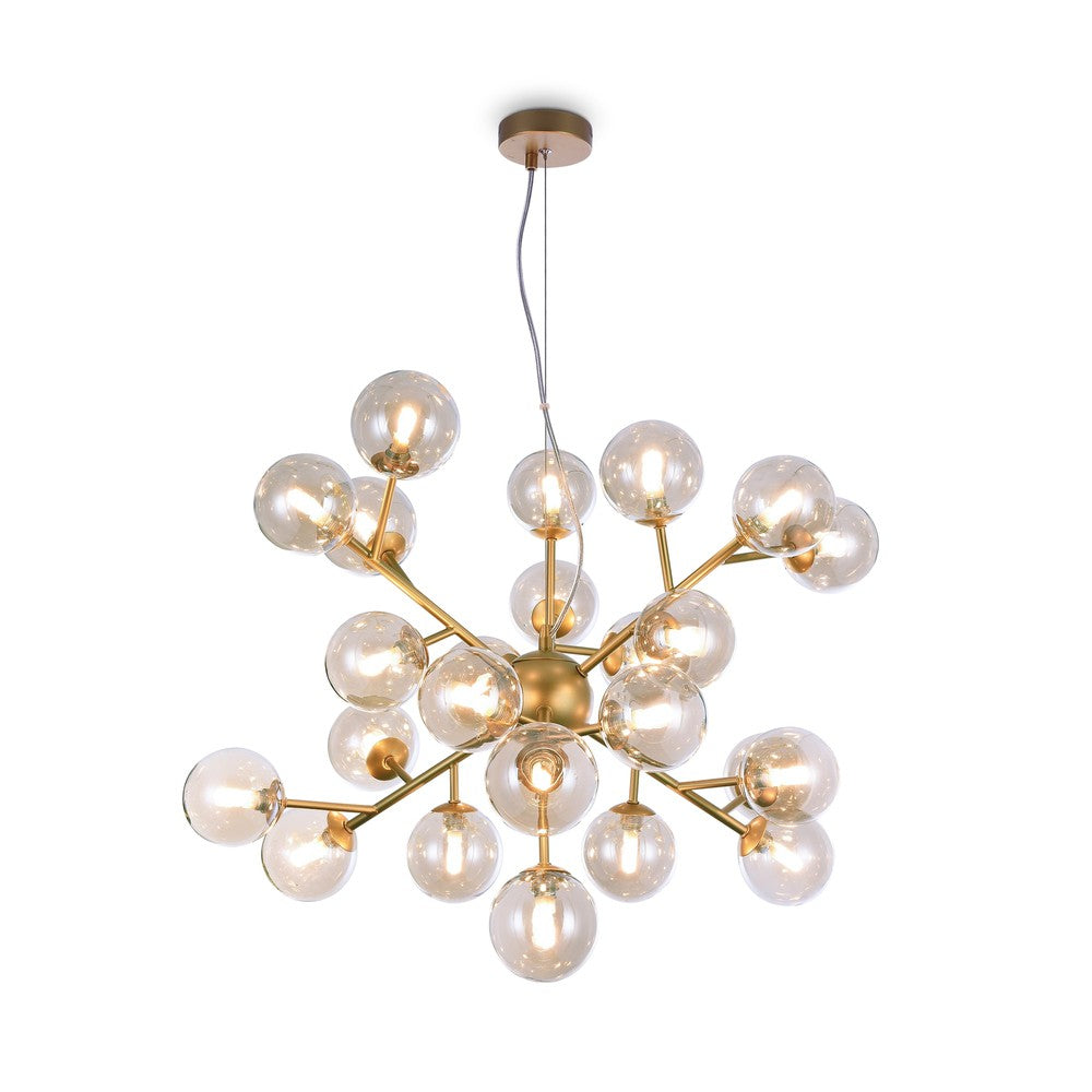 Dallas Chandelier With Gold Styling - Long-Maytoni-South Charlotte Fine Lighting