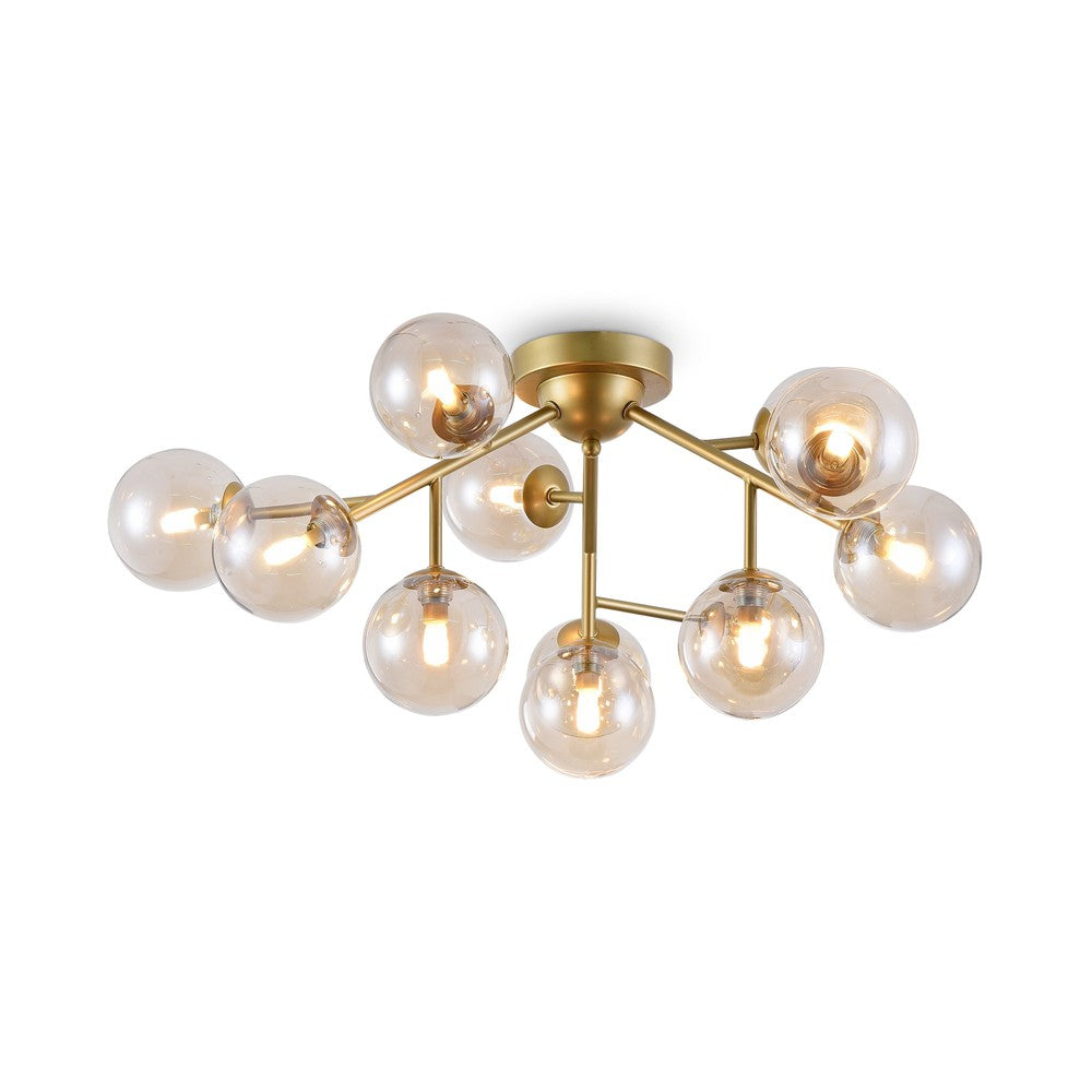 Dallas Chandelier With Gold Styling - Medium-Maytoni-South Charlotte Fine Lighting