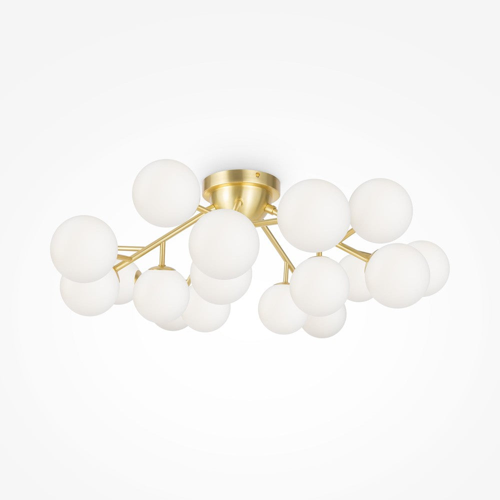 Dallas Chandelier With Gold Styling - Shallow-Maytoni-South Charlotte Fine Lighting