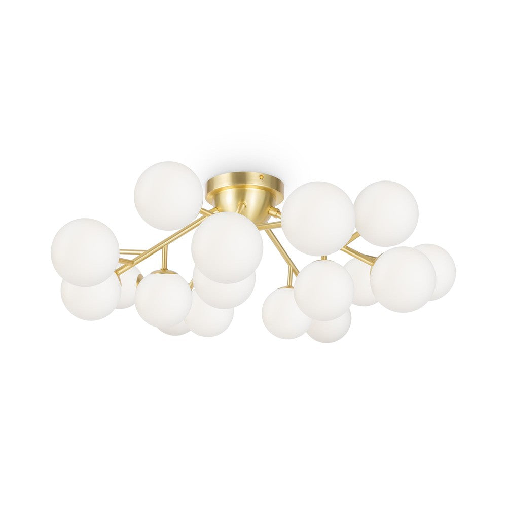 Dallas Chandelier With Gold Styling - Shallow-Maytoni-South Charlotte Fine Lighting