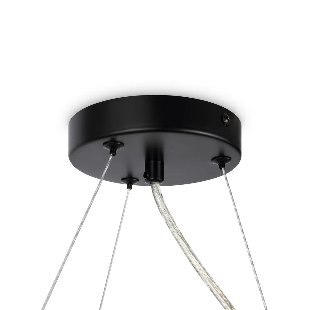 Dallas Circular Pendant Lights With Smoky Shades-Maytoni-South Charlotte Fine Lighting