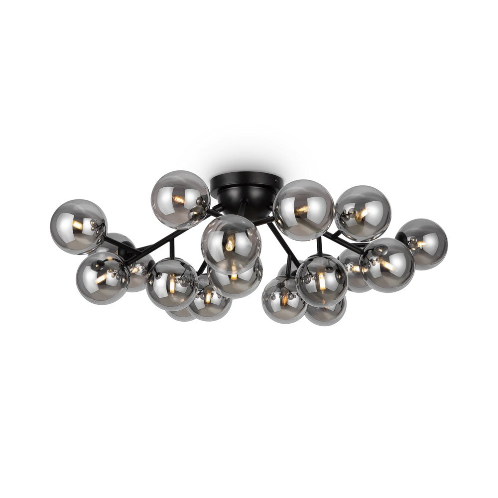 Dallas Cluster Chandelier In Black-Maytoni-South Charlotte Fine Lighting