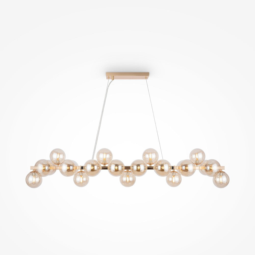 Dallas Horizontal Pendant Lamp With Gold Styling-Maytoni-South Charlotte Fine Lighting