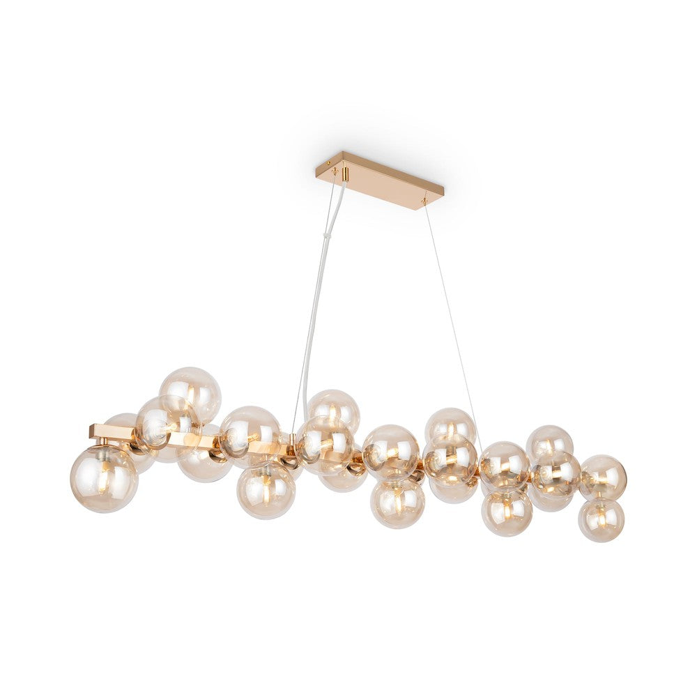 Dallas Horizontal Pendant Lamp With Gold Styling-Maytoni-South Charlotte Fine Lighting