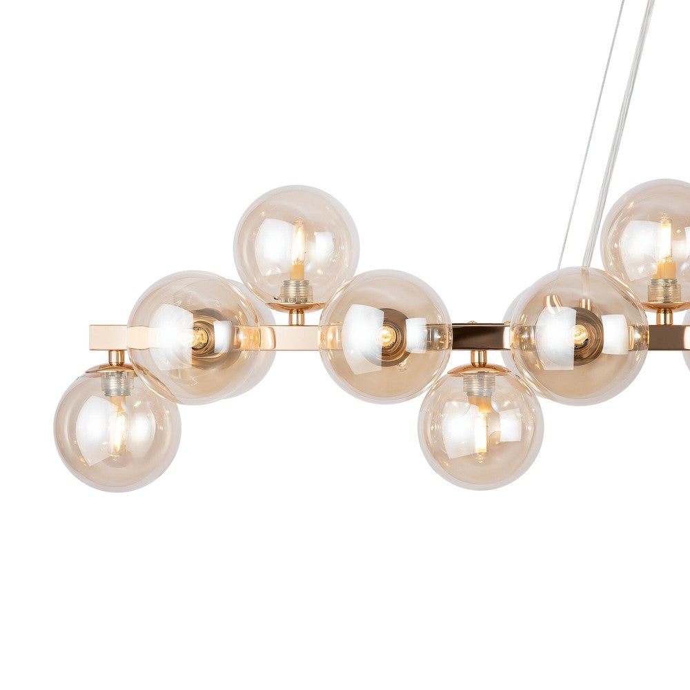 Dallas Horizontal Pendant Lamp With Gold Styling-Maytoni-South Charlotte Fine Lighting