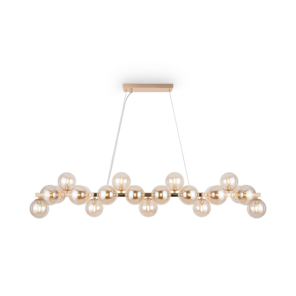 Dallas Horizontal Pendant Lamp With Gold Styling-Maytoni-South Charlotte Fine Lighting