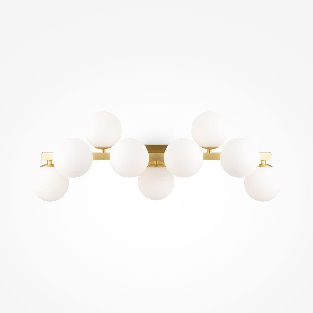 Dallas Linear Cluster Wall Lamp With Gold Styling-Maytoni-South Charlotte Fine Lighting