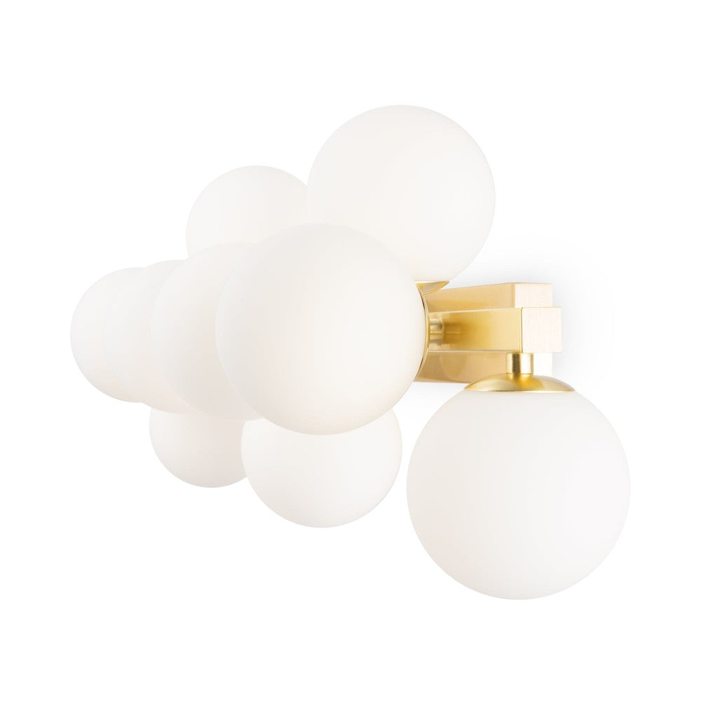 Dallas Linear Cluster Wall Lamp With Gold Styling-Maytoni-South Charlotte Fine Lighting