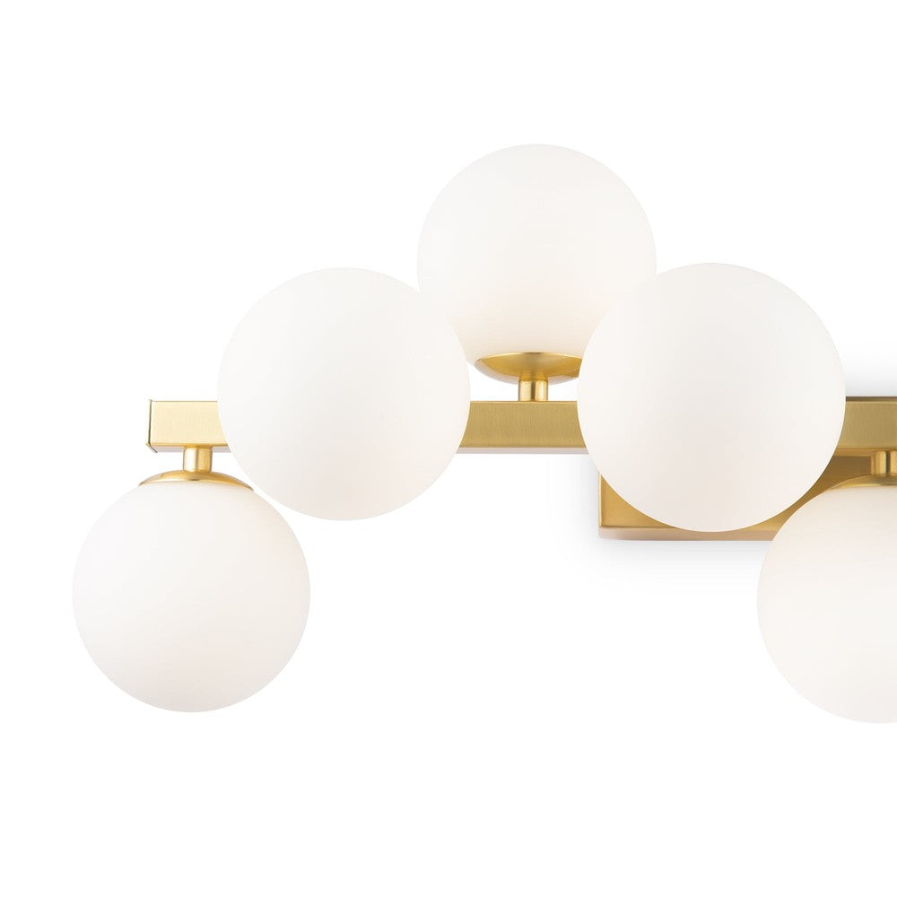 Dallas Linear Cluster Wall Lamp With Gold Styling-Maytoni-South Charlotte Fine Lighting