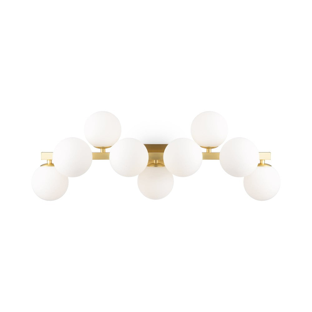 Dallas Linear Cluster Wall Lamp With Gold Styling-Maytoni-South Charlotte Fine Lighting