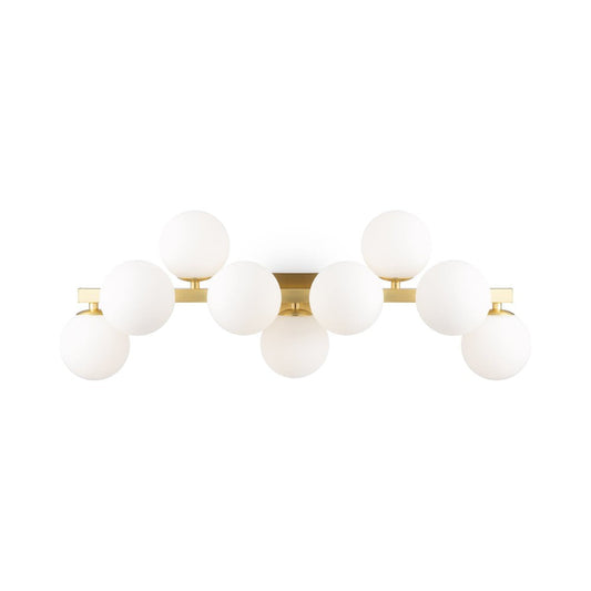 Dallas Linear Cluster Wall Lamp With Gold Styling-Maytoni-South Charlotte Fine Lighting