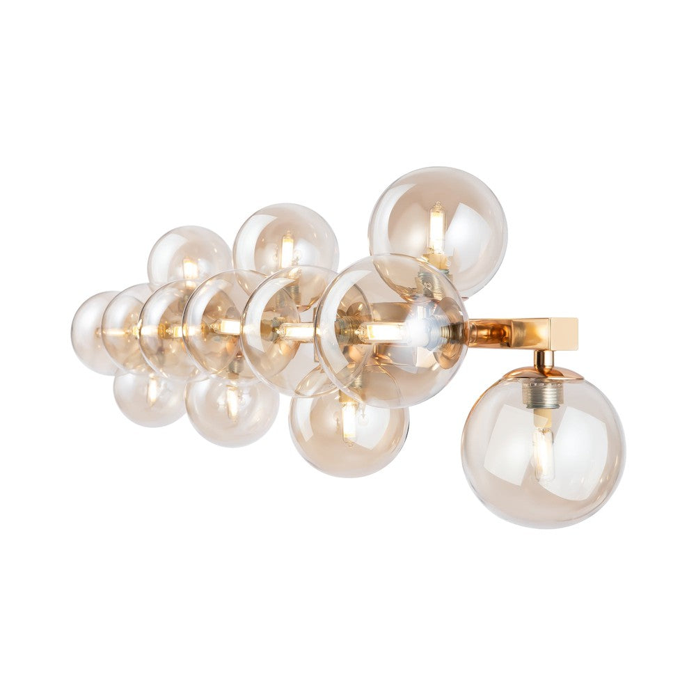 Dallas Long Wall Lamp With Gold Styling-Maytoni-South Charlotte Fine Lighting