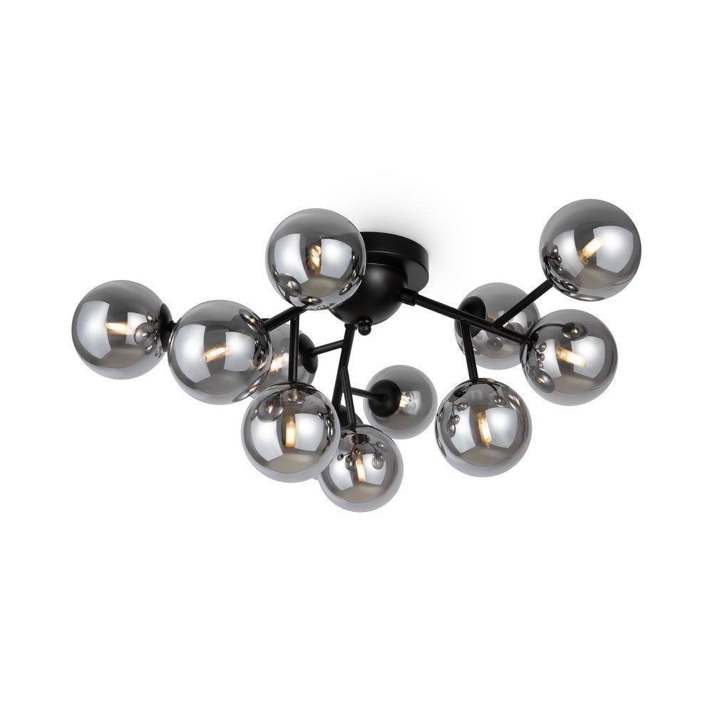 Dallas Molecules Chandelier In Black-Maytoni-South Charlotte Fine Lighting