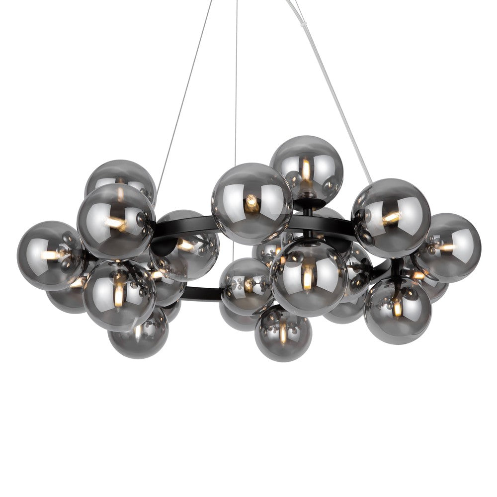 Dallas Molecules Cluster Chandelier In Black-Maytoni-South Charlotte Fine Lighting