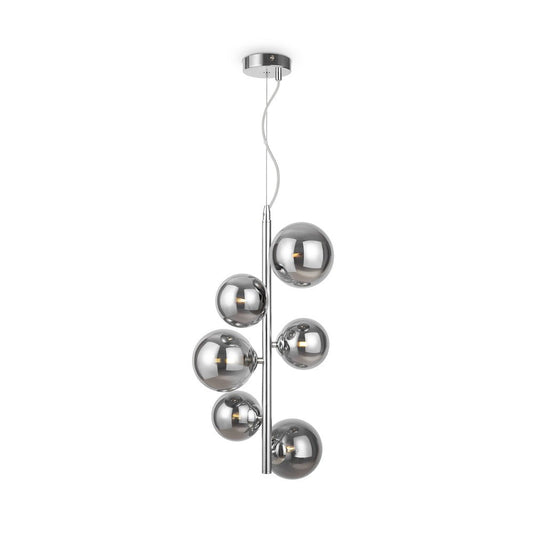 Dallas Pendant Lamp With Chrome Styling-Maytoni-South Charlotte Fine Lighting