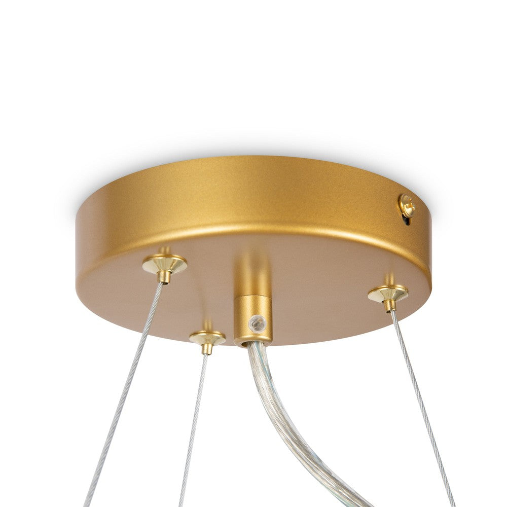 Dallas Ring Chandelier With Gold Styling-Maytoni-South Charlotte Fine Lighting