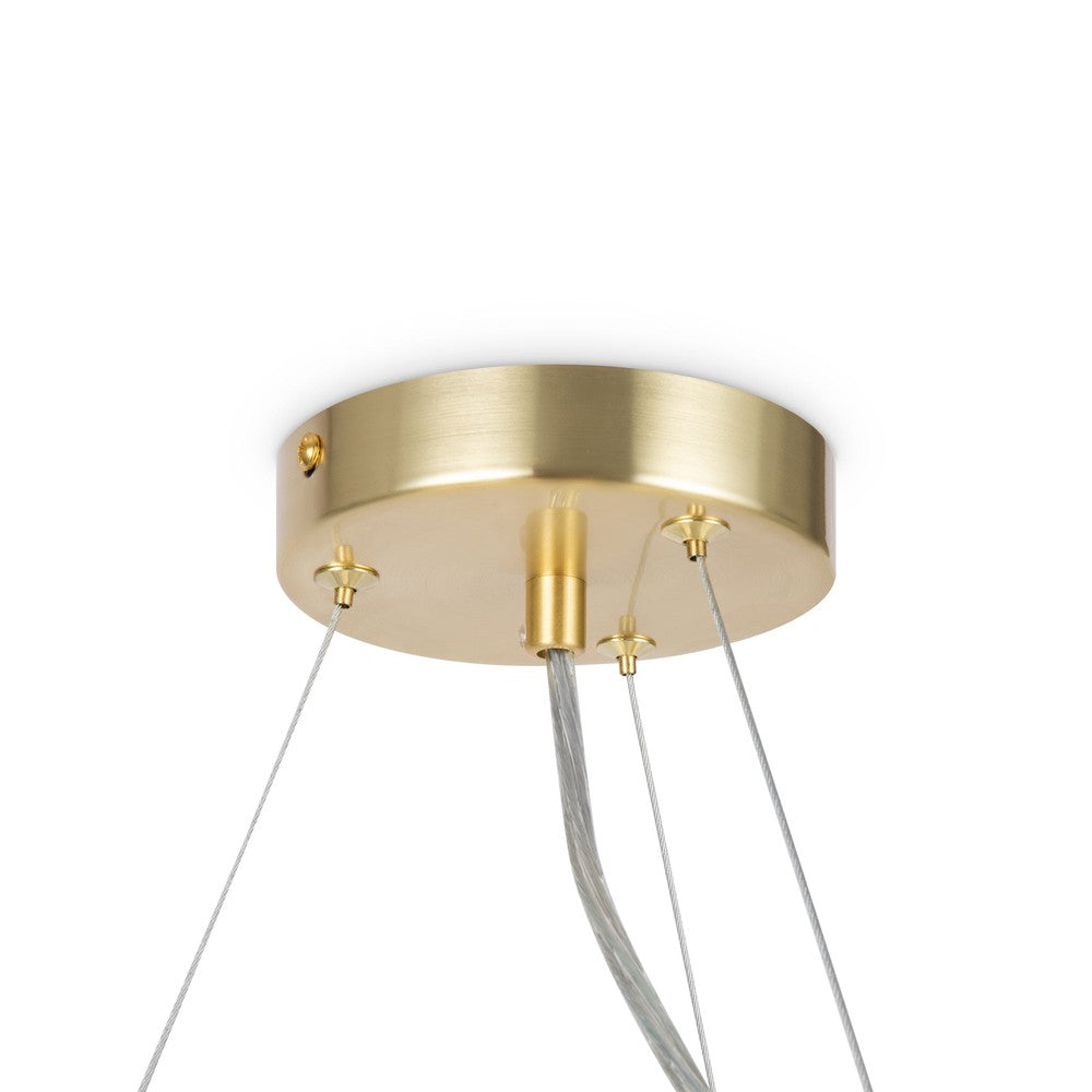 Dallas Round Cluster Chandelier With Gold Styling-Maytoni-South Charlotte Fine Lighting