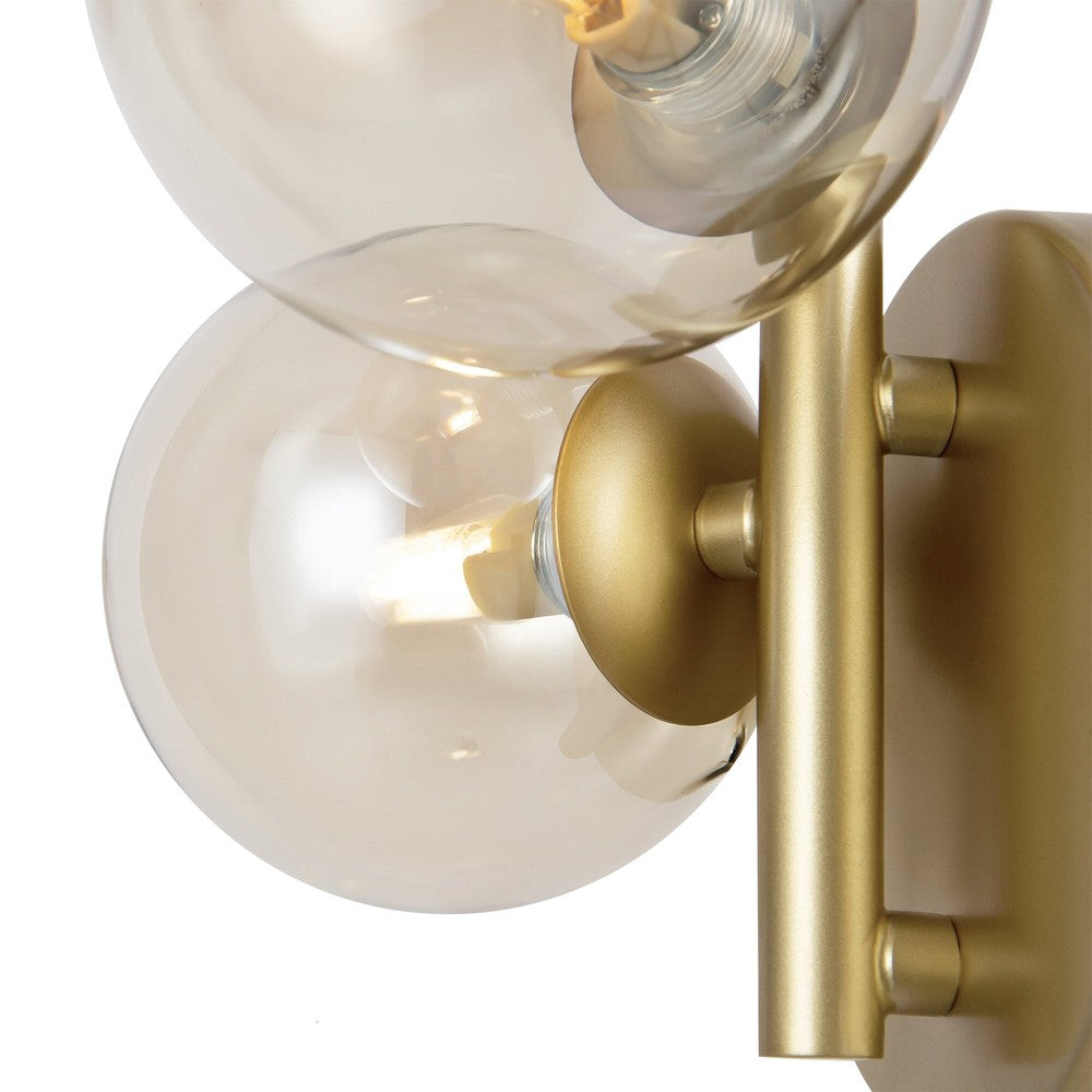 Dallas Three Way Wall Lamp With Gold Styling-Maytoni-South Charlotte Fine Lighting