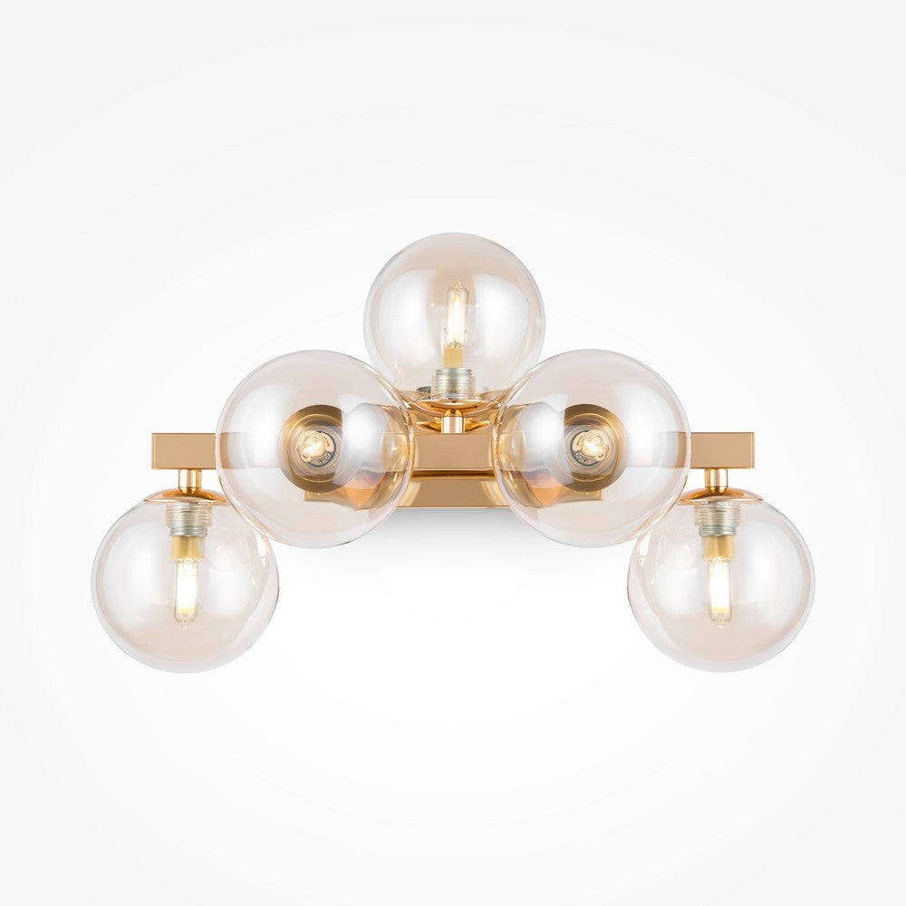 Dallas Wall Lamp Cluster With Gold Styling-Maytoni-South Charlotte Fine Lighting