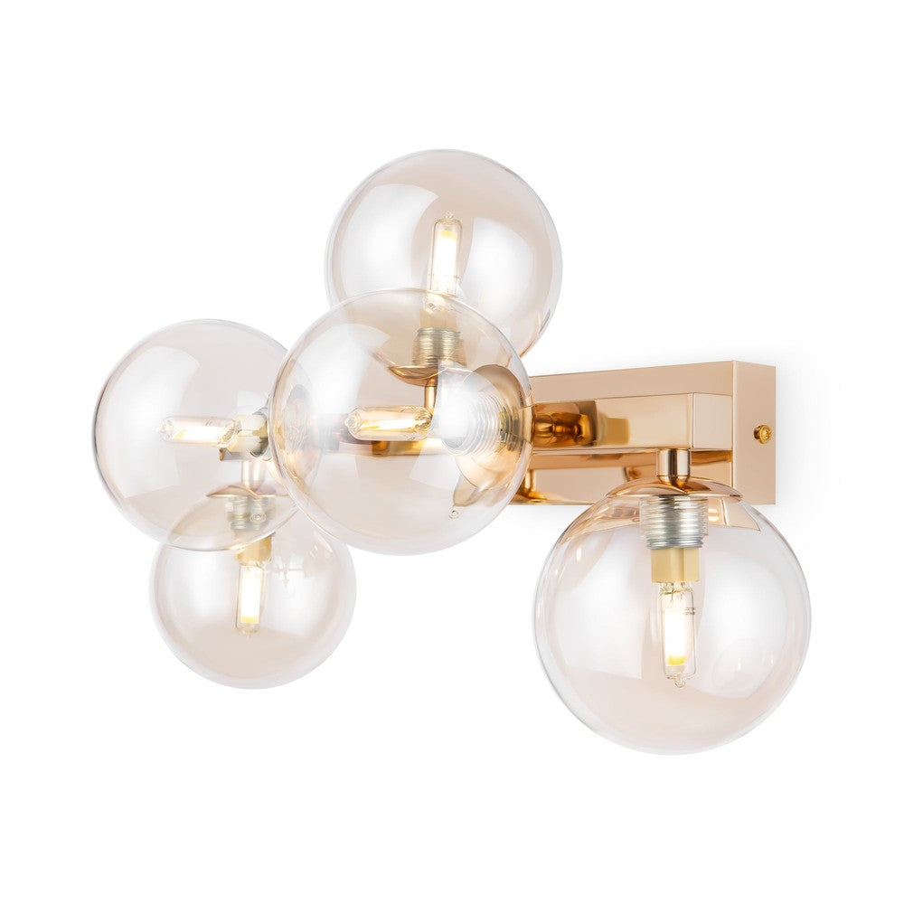 Dallas Wall Lamp Cluster With Gold Styling-Maytoni-South Charlotte Fine Lighting