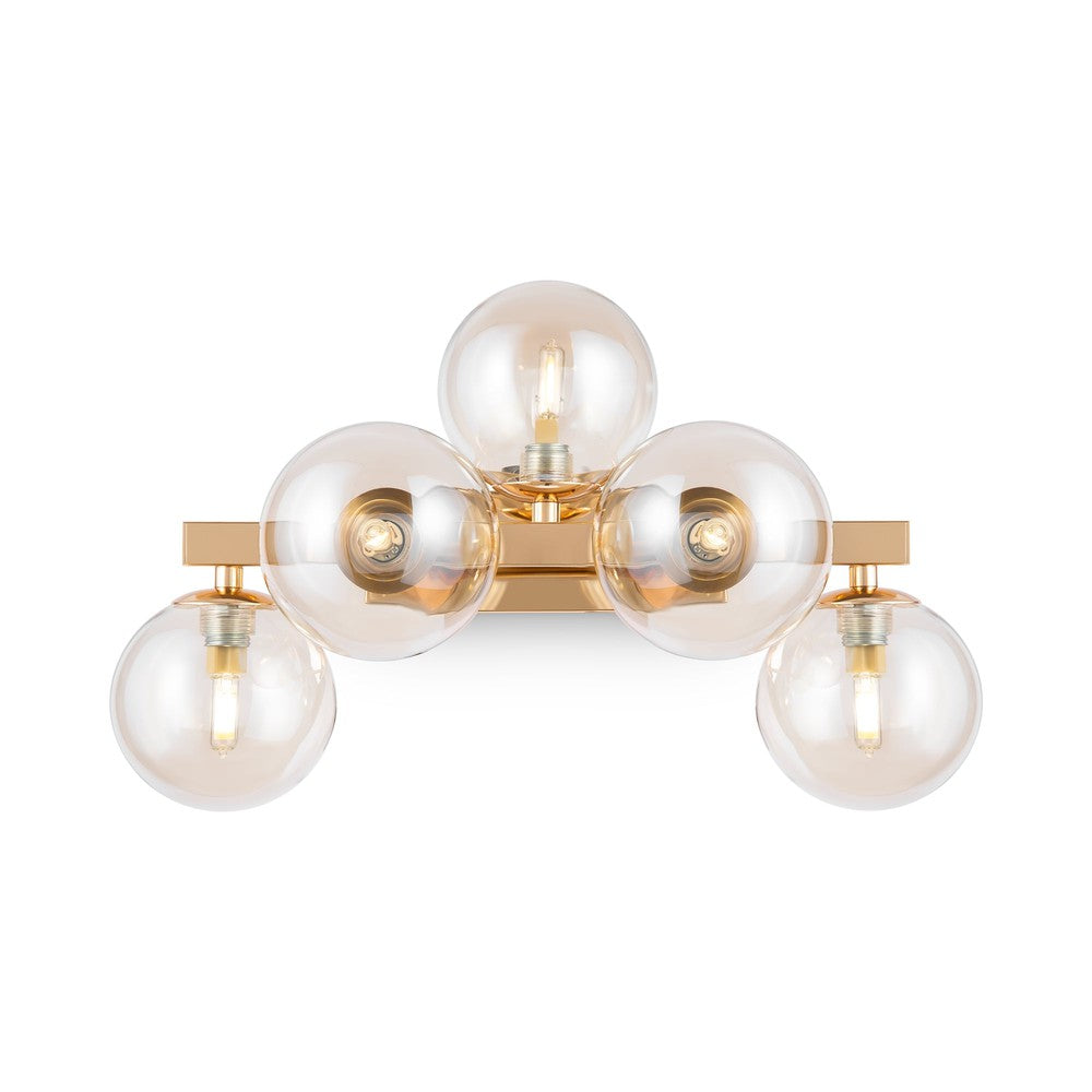 Dallas Wall Lamp Cluster With Gold Styling-Maytoni-South Charlotte Fine Lighting