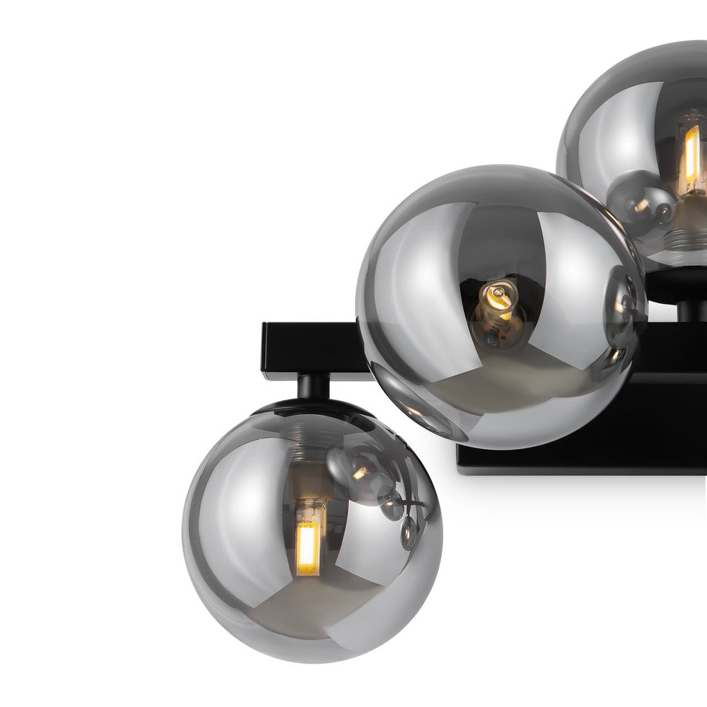 Dallas Wall Lamp Five Way In Black-Maytoni-South Charlotte Fine Lighting