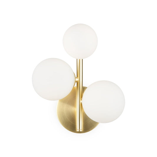 Dallas Wall Lamp Trio With Gold Styling-Maytoni-South Charlotte Fine Lighting