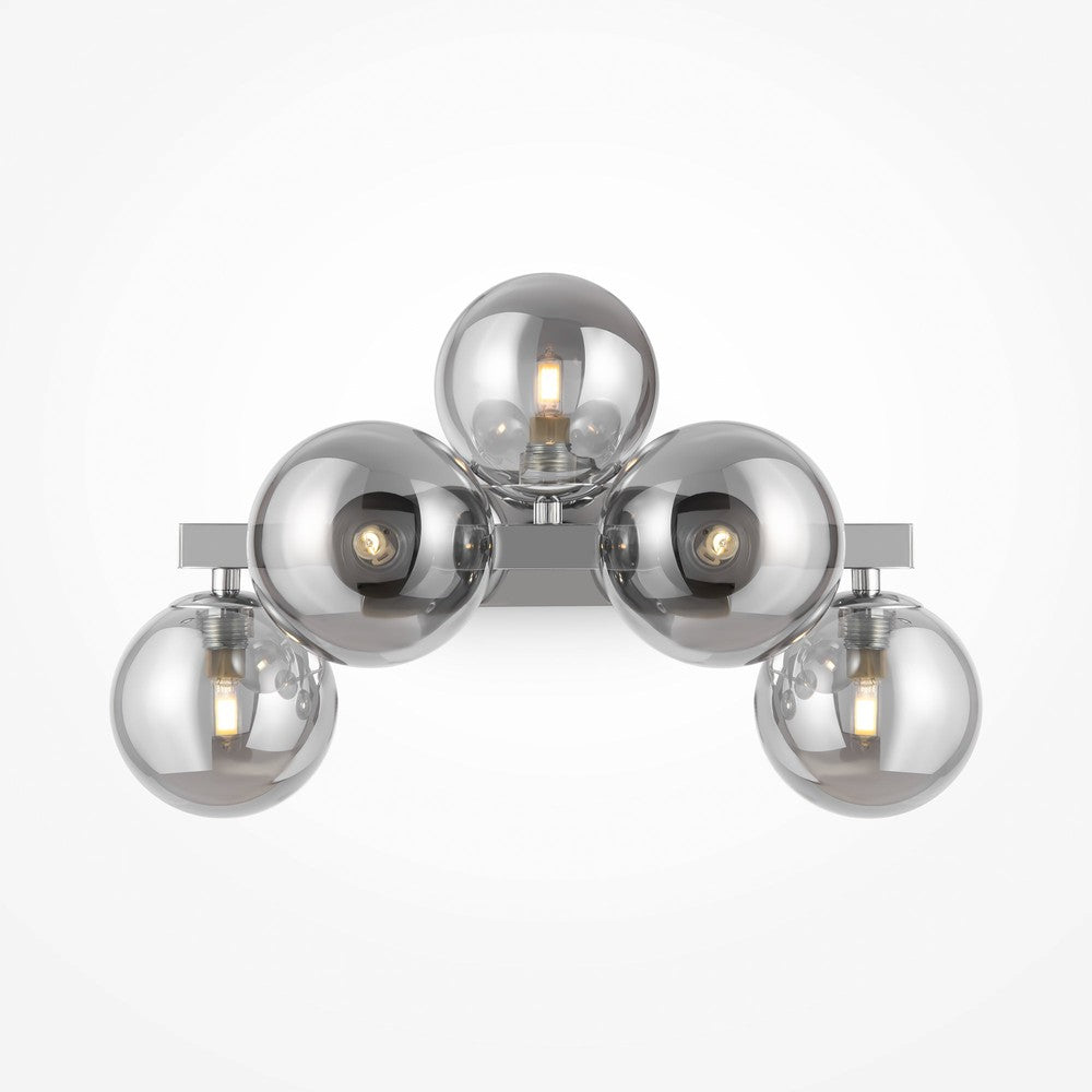 Dallas Wall Lamp With Chrome Styling-Maytoni-South Charlotte Fine Lighting