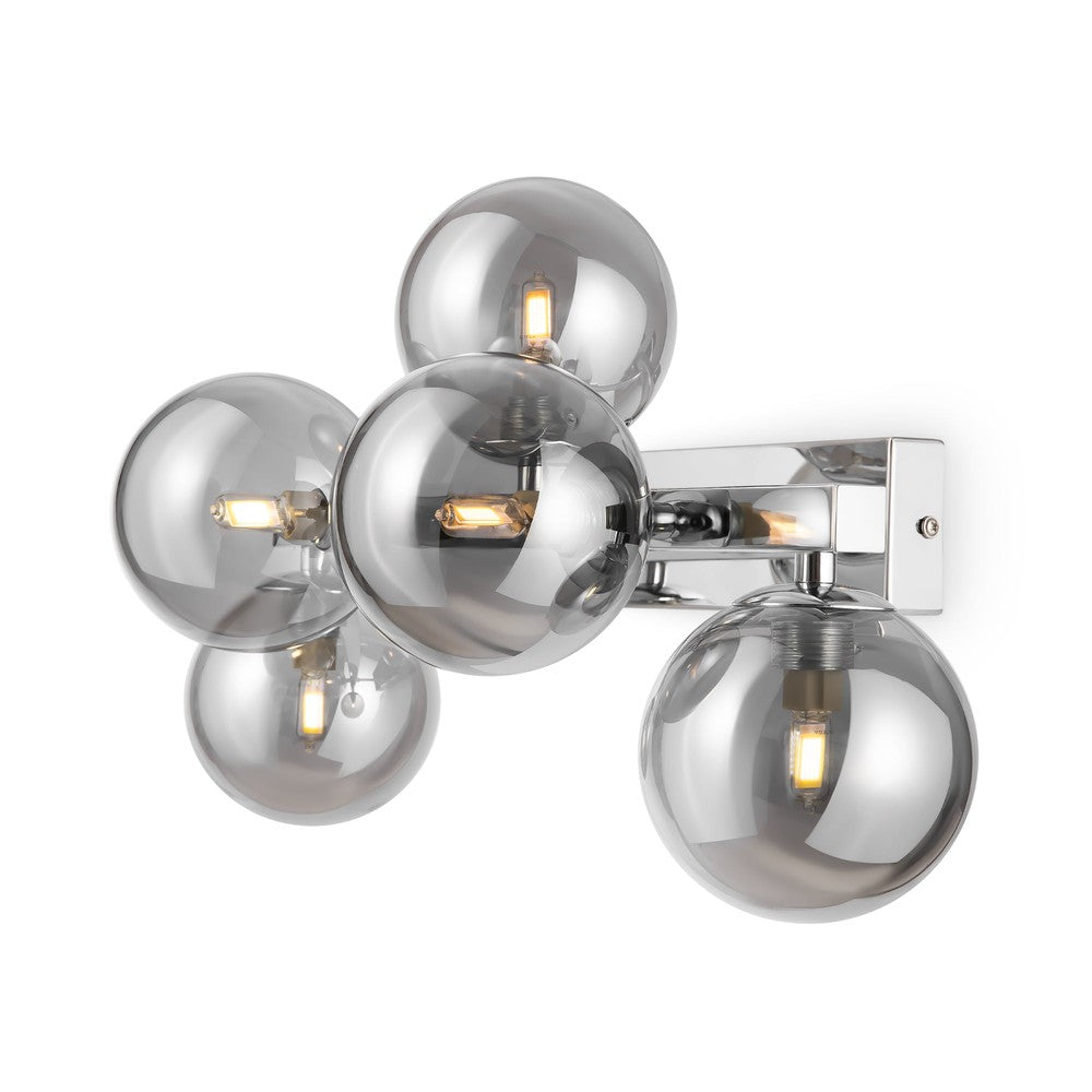 Dallas Wall Lamp With Chrome Styling-Maytoni-South Charlotte Fine Lighting