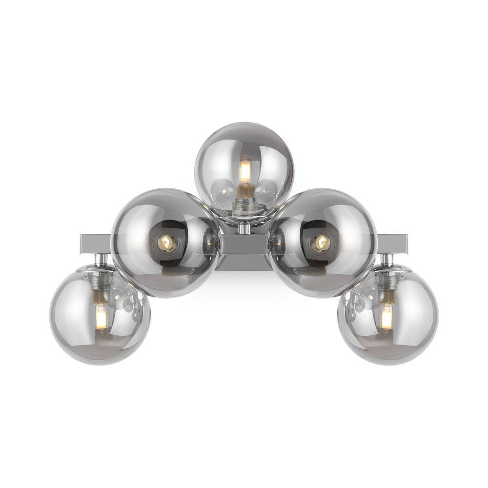 Dallas Wall Lamp With Chrome Styling-Maytoni-South Charlotte Fine Lighting