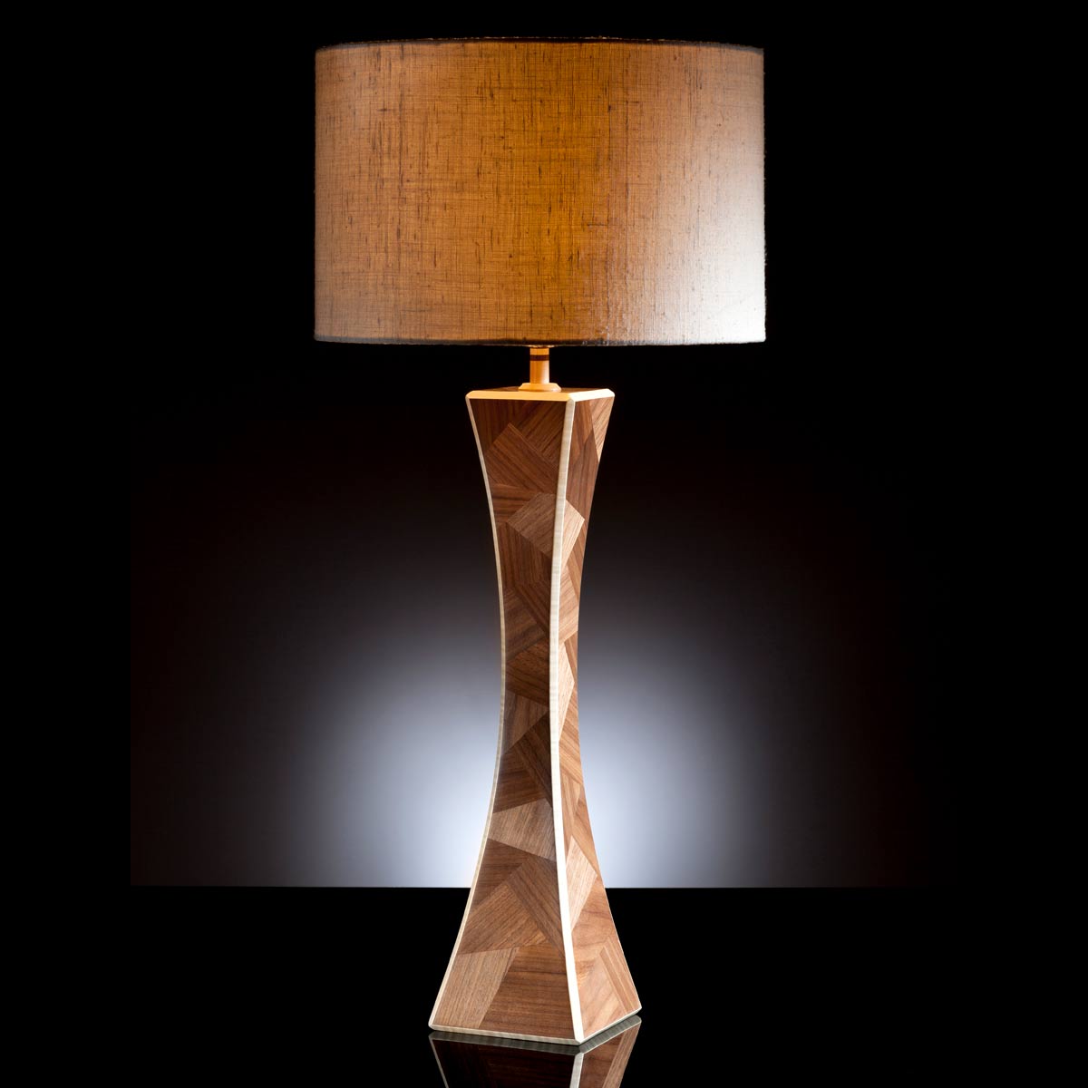 Artisan Abstract table lamp made by Storm Furniture and sold by South Charlotte Fine Lighting