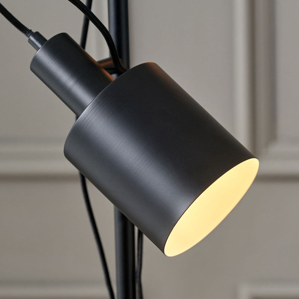 The Aaron's two lamps provide focused lighting in your home