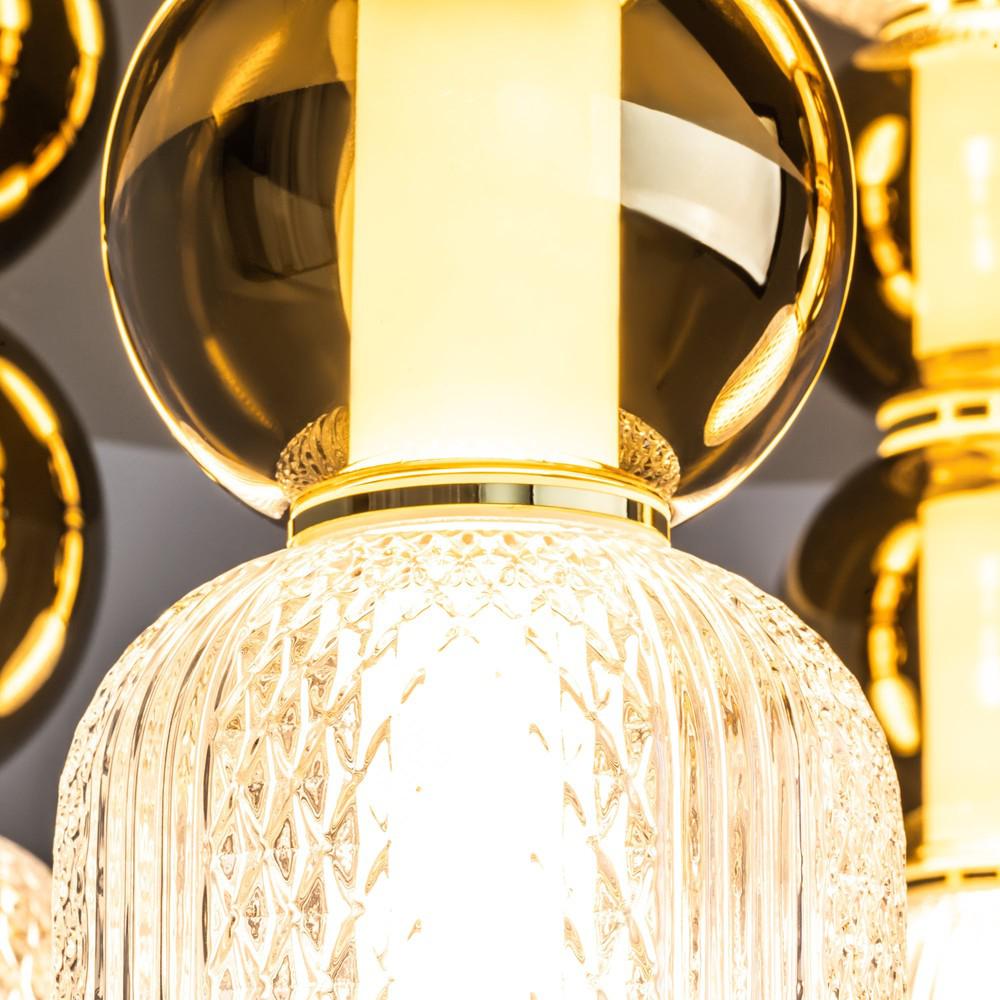 Drop Chandelier With Gold Styling-Maytoni-South Charlotte Fine Lighting