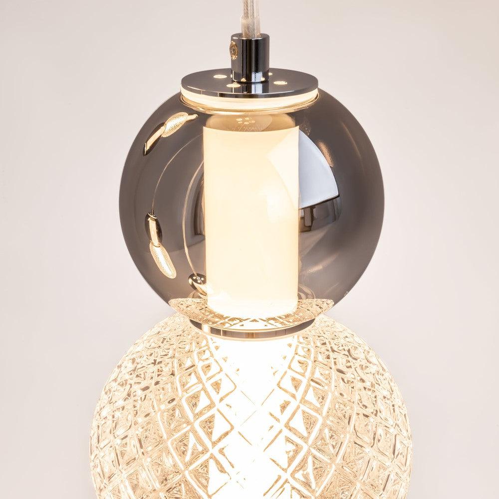 Drop Pendant Lamp With Chrome Styling - Five Lights-Maytoni-South Charlotte Fine Lighting