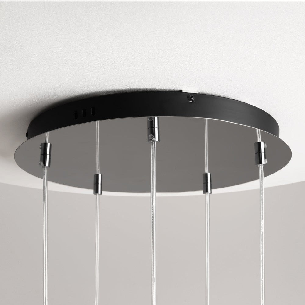 Drop Pendant Lamp With Chrome Styling - Five Lights-Maytoni-South Charlotte Fine Lighting