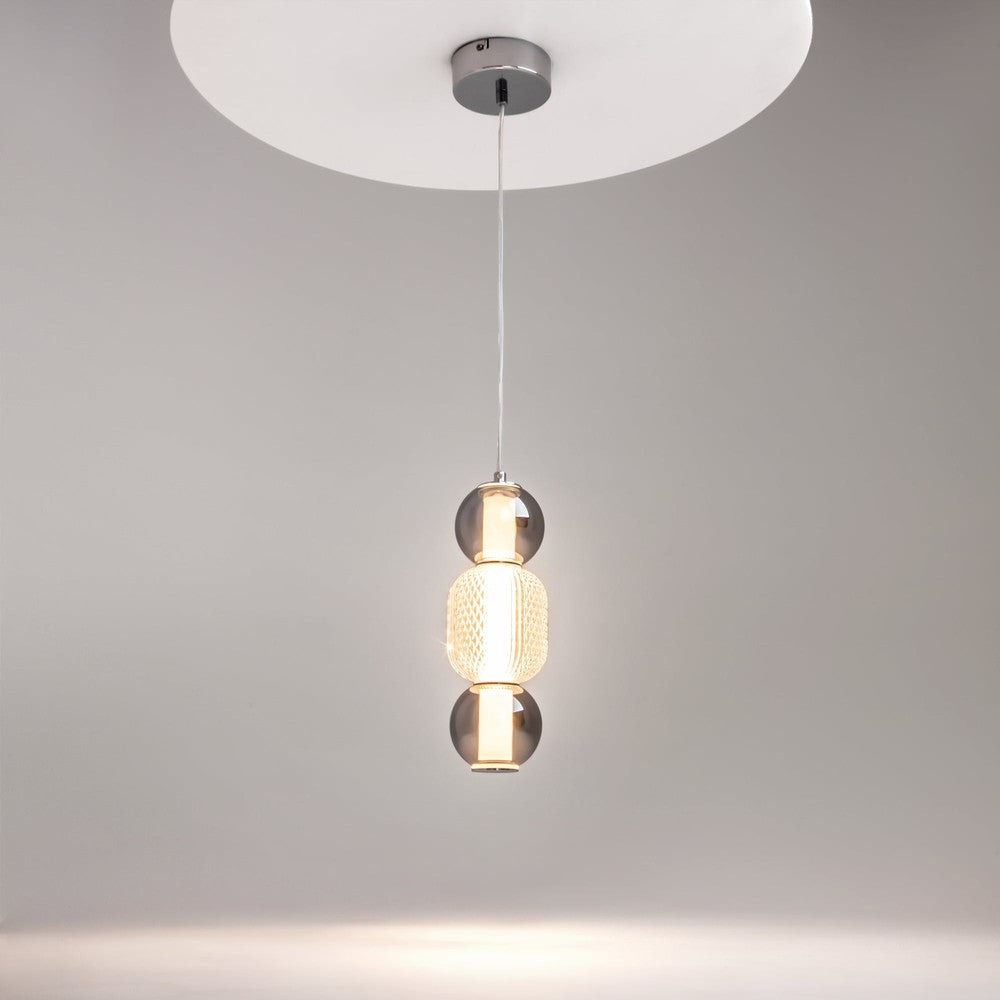 Drop Pendant Lamp With Chrome Styling-Maytoni-South Charlotte Fine Lighting