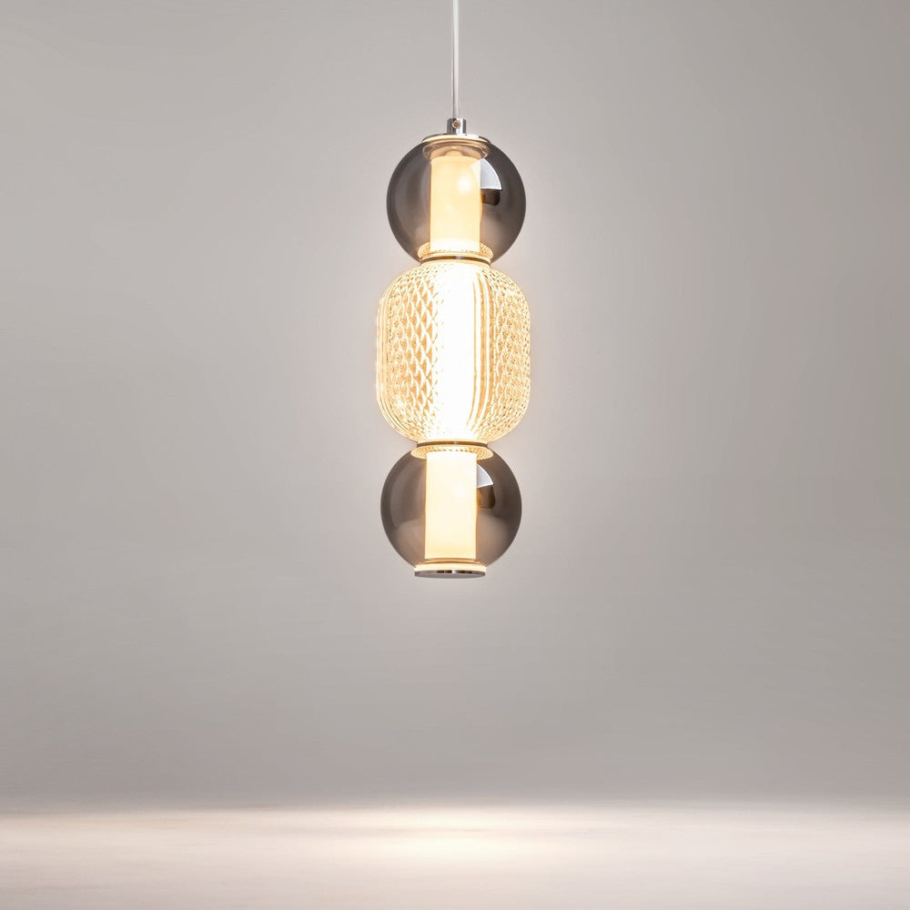 Drop Pendant Lamp With Chrome Styling-Maytoni-South Charlotte Fine Lighting