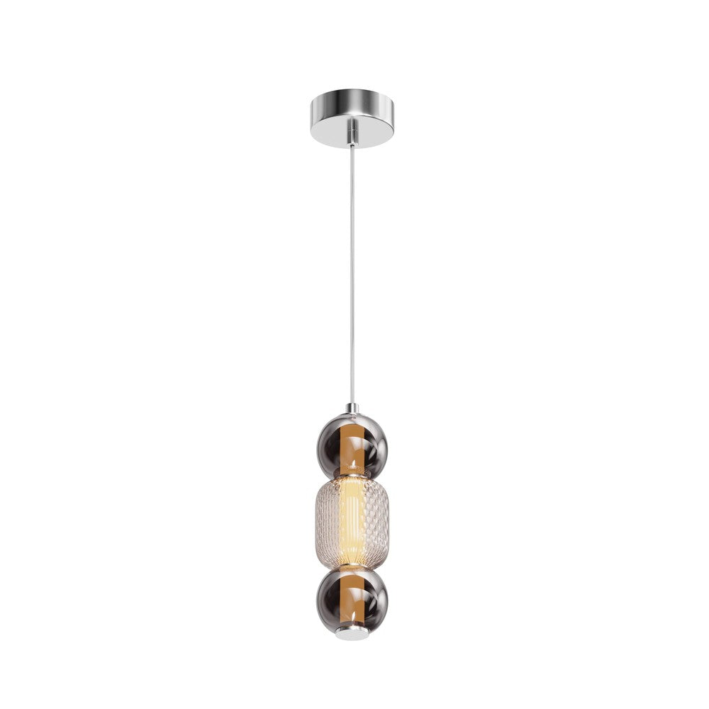 Drop Pendant Lamp With Chrome Styling-Maytoni-South Charlotte Fine Lighting