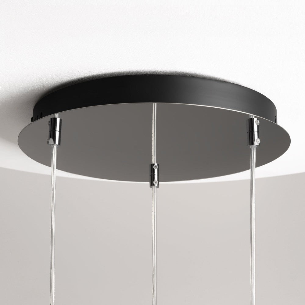 Drop Pendant Lamp With Chrome Styling - Three Lights-Maytoni-South Charlotte Fine Lighting