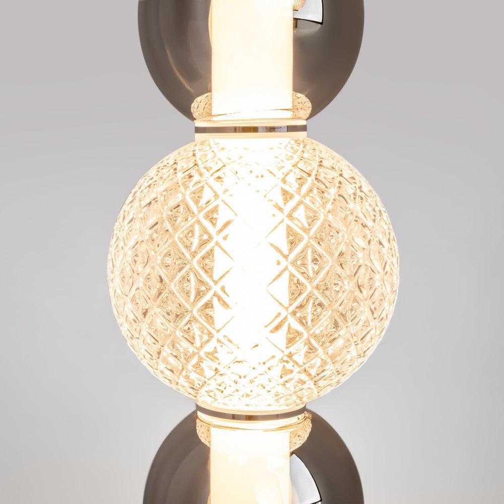 Drop Pendant Lamp With Chrome Styling - Three Lights-Maytoni-South Charlotte Fine Lighting