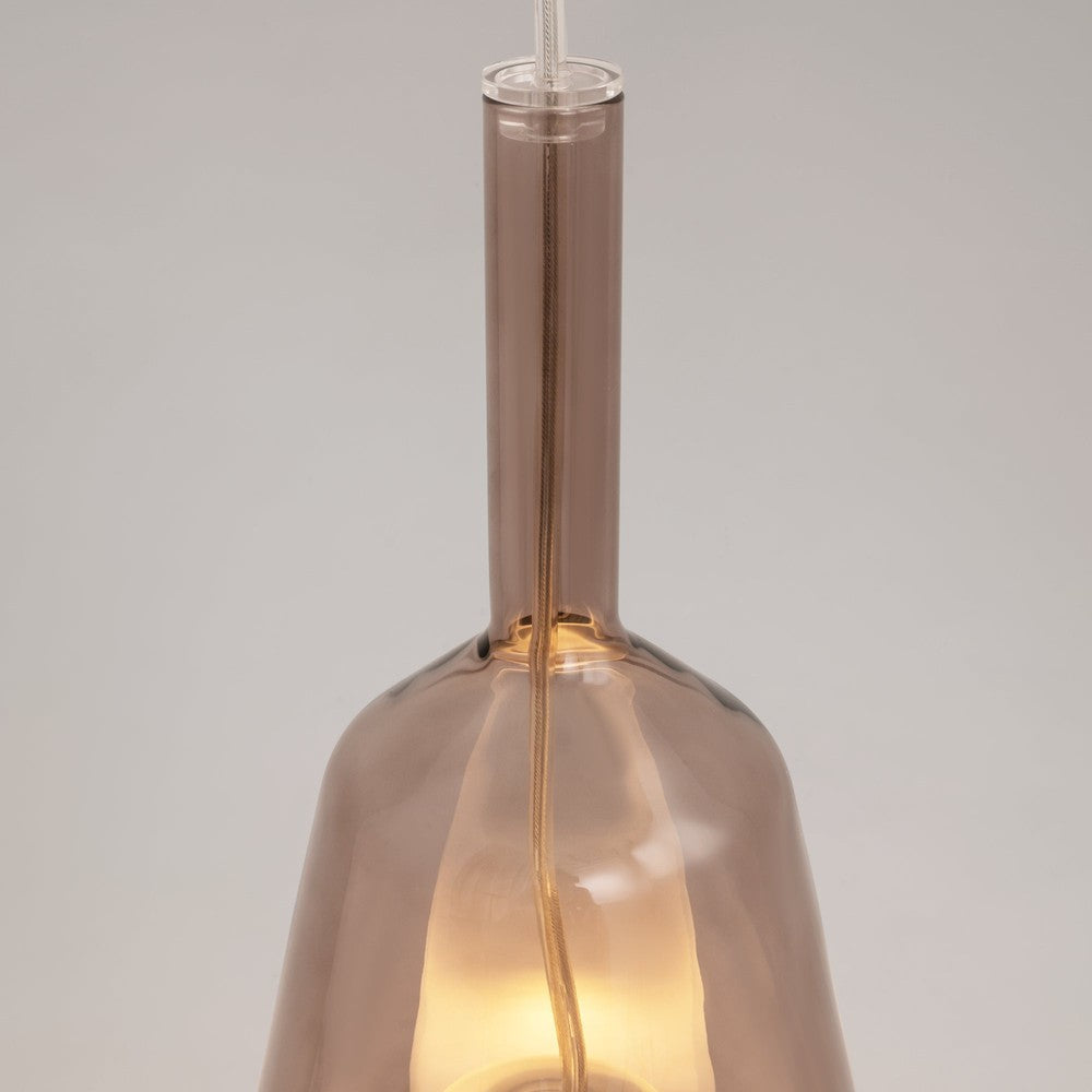 Duality Industrial Pendant Lamp With Brown Shade-Maytoni-South Charlotte Fine Lighting