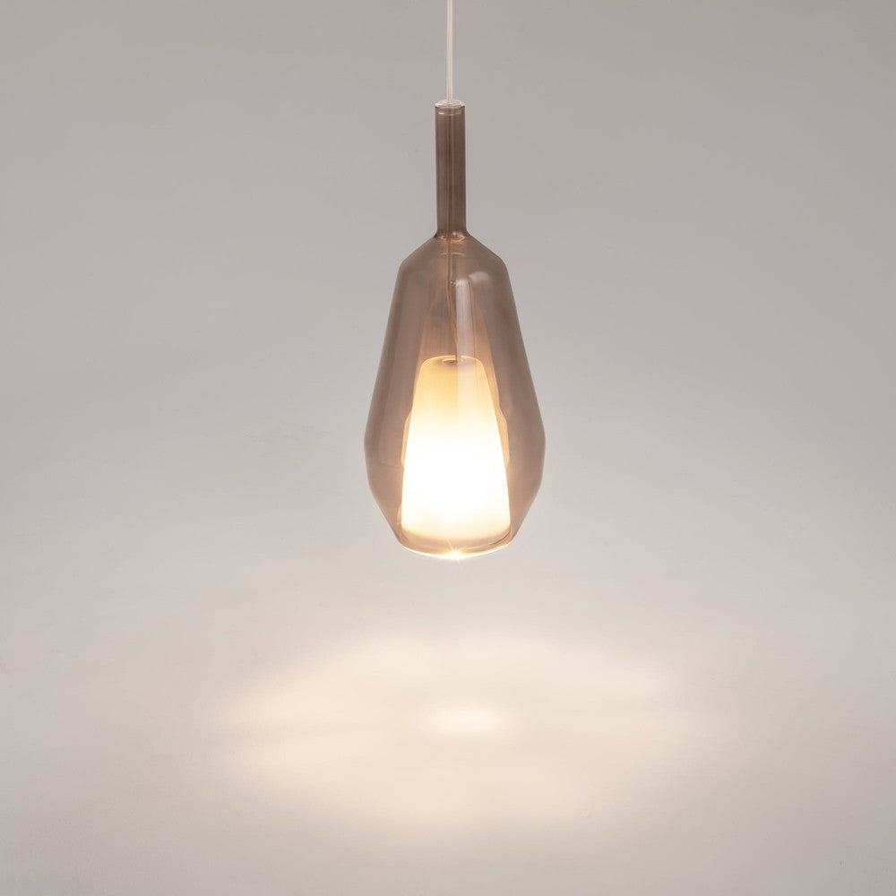 Duality Industrial Pendant Lamp With Brown Shade-Maytoni-South Charlotte Fine Lighting